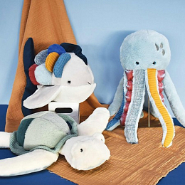 Мягкая игрушка Рыбка - радуга от бренда Histoire d'Ours