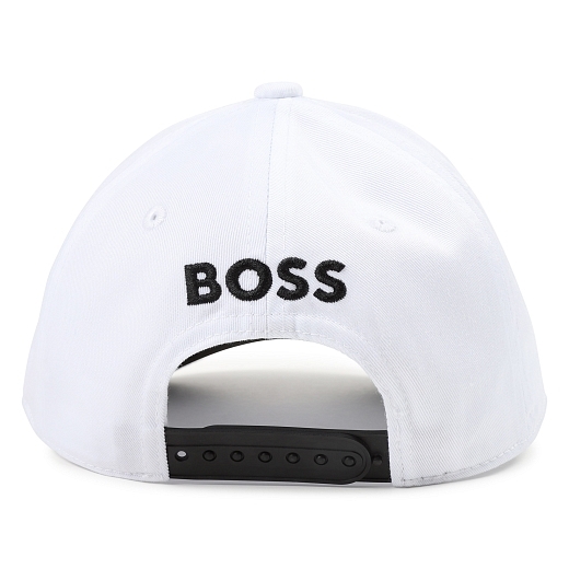Кепка белая TEAM BOSS от бренда BOSS