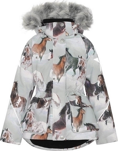 Куртка Cathy Fur Winter Horses от бренда MOLO