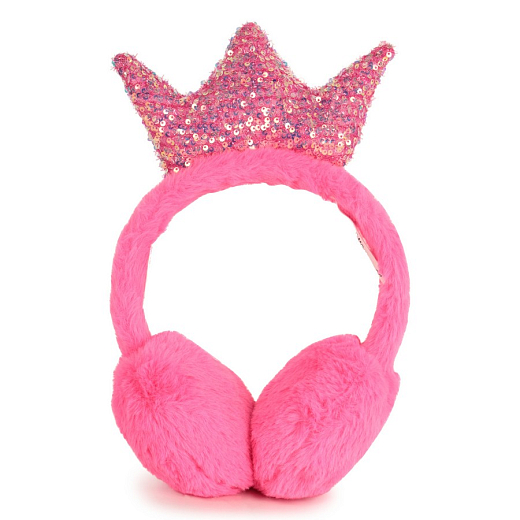 Наушники меховые Pink Crown от бренда Billieblush