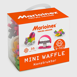 Конструктор Pink 35 mini деталей от бренда Marioinex