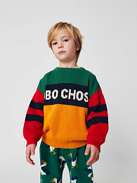 Джемпер Bobo color block от бренда Bobo Choses