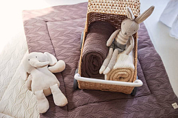 Плед 75x100 см Плетения колос от бренда Jollein