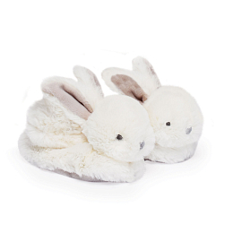Погремушка-пинетки Bunny Beige от бренда Doudou et Compagnie