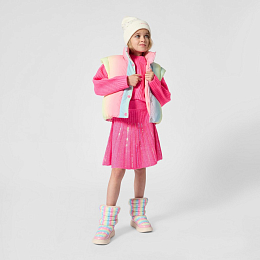 Юбка Pink с золотыми пайетками от бренда Billieblush