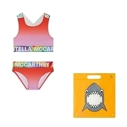 Бикини Logo Tape Ombre от бренда Stella McCartney kids