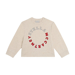 Свитшот Sand Logo от бренда Stella McCartney kids