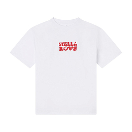 Футболка Love is All от бренда Stella McCartney kids Белый