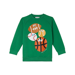 Свитшот Sports balls от бренда Stella McCartney kids