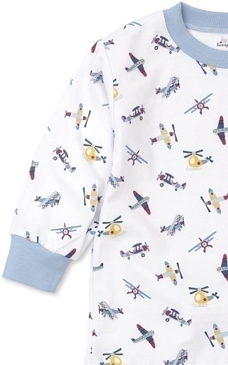 Пижама с принтом самолетов от бренда Kissy Kissy