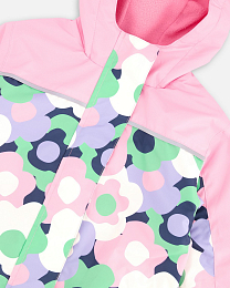 Комбинезон с радужными цветами от бренда Deux par deux