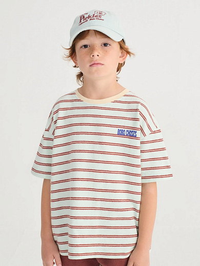 Футболка Stripes от бренда Bobo Choses Голубой