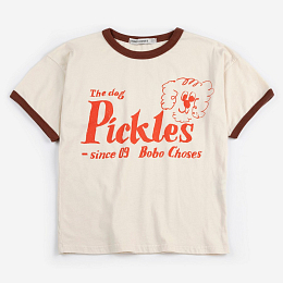 Футболка Pickles The Dog от бренда Bobo Choses Белый