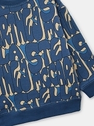 Свитшот Navy Stella Print от бренда Stella McCartney kids