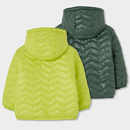 Куртка двусторонняя Khaki-Lime от бренда Boboli
