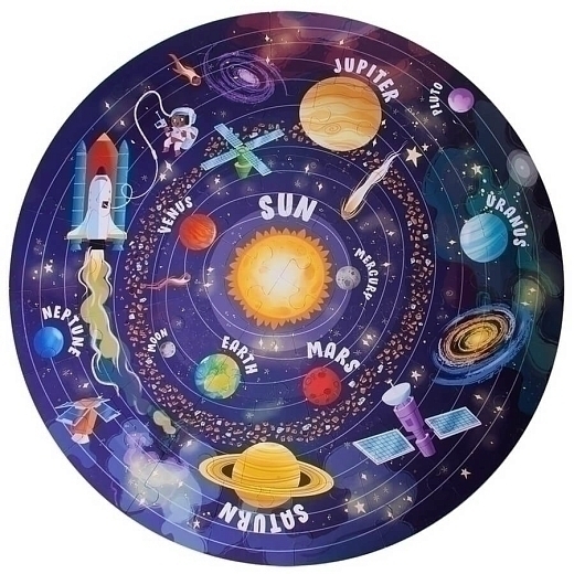 Пазлы круглые «Солнечная система» от бренда Apli Kids