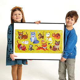 Пазл I love Cats от бренда Banana Panda