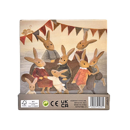 Кубики со счетом "Семья кроликов" от бренда Egmont Toys