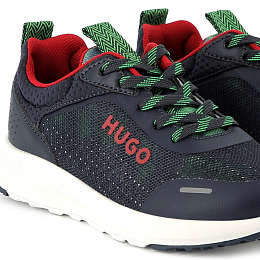 Кроссовки Navy-Green от бренда HUGO