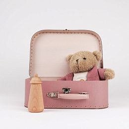 Мишка "Морризет и чемоданчик" от бренда Egmont Toys