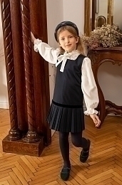 Сарафан с плессированной юбкой от бренда Eirene