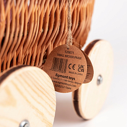 Коляска для кукол плетеная от бренда Egmont Toys