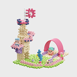 Конструктор Волшебный замок 80 mini деталей от бренда Marioinex