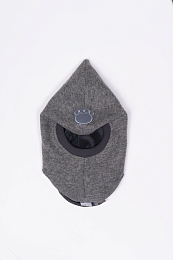 Шапка-шлем Paw grey от бренда Peppihat