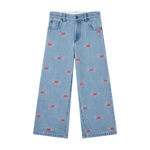Джинсы Lips от бренда Stella McCartney kids