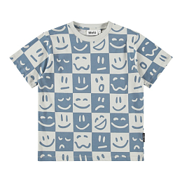 Футболка Riley Mood Squares от бренда MOLO Голубой