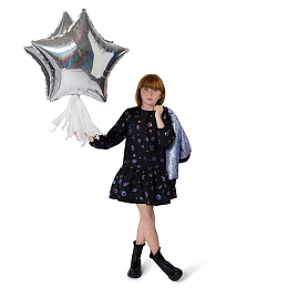 Бомбер Navy Silver от бренда Billieblush