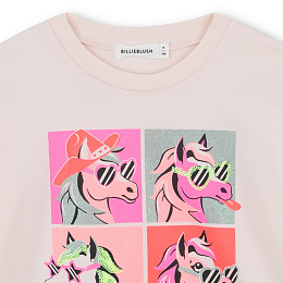 Лонгслив Print Horses от бренда Billieblush