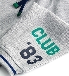 Джоггеры CLUB 83 серые с завязками от бренда Original Marines
