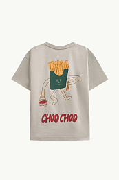 Футболка French Fries от бренда CHOOCHOO Серый