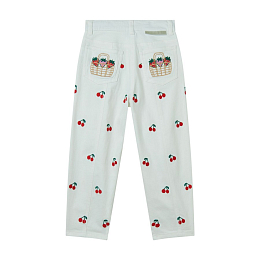 Джинсы с вишенками от бренда Stella McCartney kids