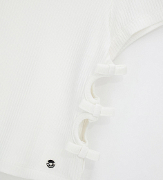 Футболка White Bows от бренда Original Marines Молочный