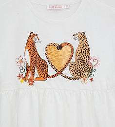 Туника с леопардами и велосипедки от бренда Original Marines