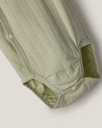 Набор боди кимоно из фактурной ткани в зеленом и розовом цвете от бренда Anna Leon