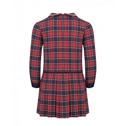 Платье в красно-синюю клетку от бренда Eirene