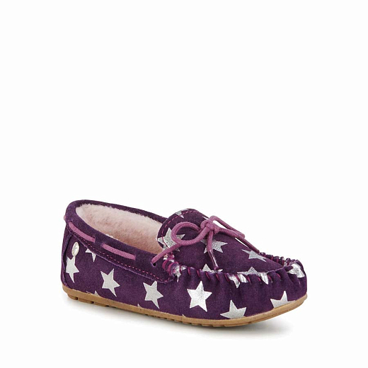 Тапки Amity Kids Star plum от бренда Emu australia