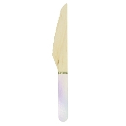 Ножи деревянные Радужная пастель с золотом 8 шт от бренда Tim & Puce Factory