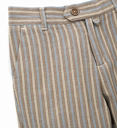 Брюки голубая и бежевая полоска Caribou от бренда Original Marines