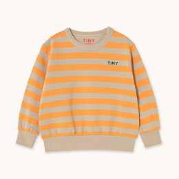 Свитшот Orange Stripes от бренда Tinycottons