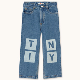 Джинсы SQUARES LOGO от бренда Tinycottons