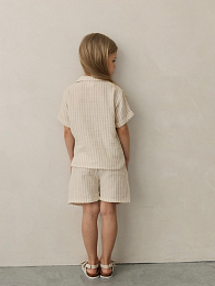 Рубашка и шорты Mare Beige Stripe от бренда GNGA