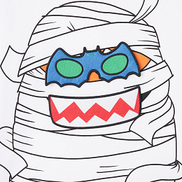 Футболка Zombie Graphic от бренда Stella McCartney kids Белый