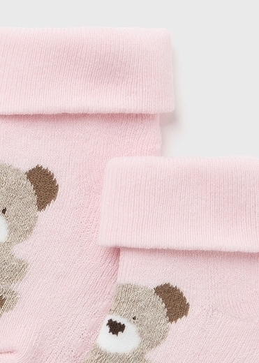 Носки розового цвета с мишками от бренда Mayoral