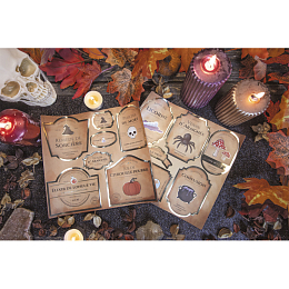 Наклейки для стеклянной посуды Гарри Поттер 15 шт. от бренда Tim & Puce Factory