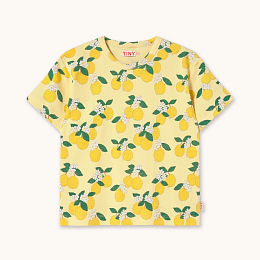 Футболка Blooming lemon от бренда Tinycottons Желтый