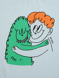 Лонгслив blue Hug Hairy Monster от бренда Bobo Choses